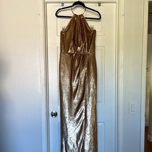 JS Collection Liquid Gold Prom Dress ✨ Prom, Wedding, Formal